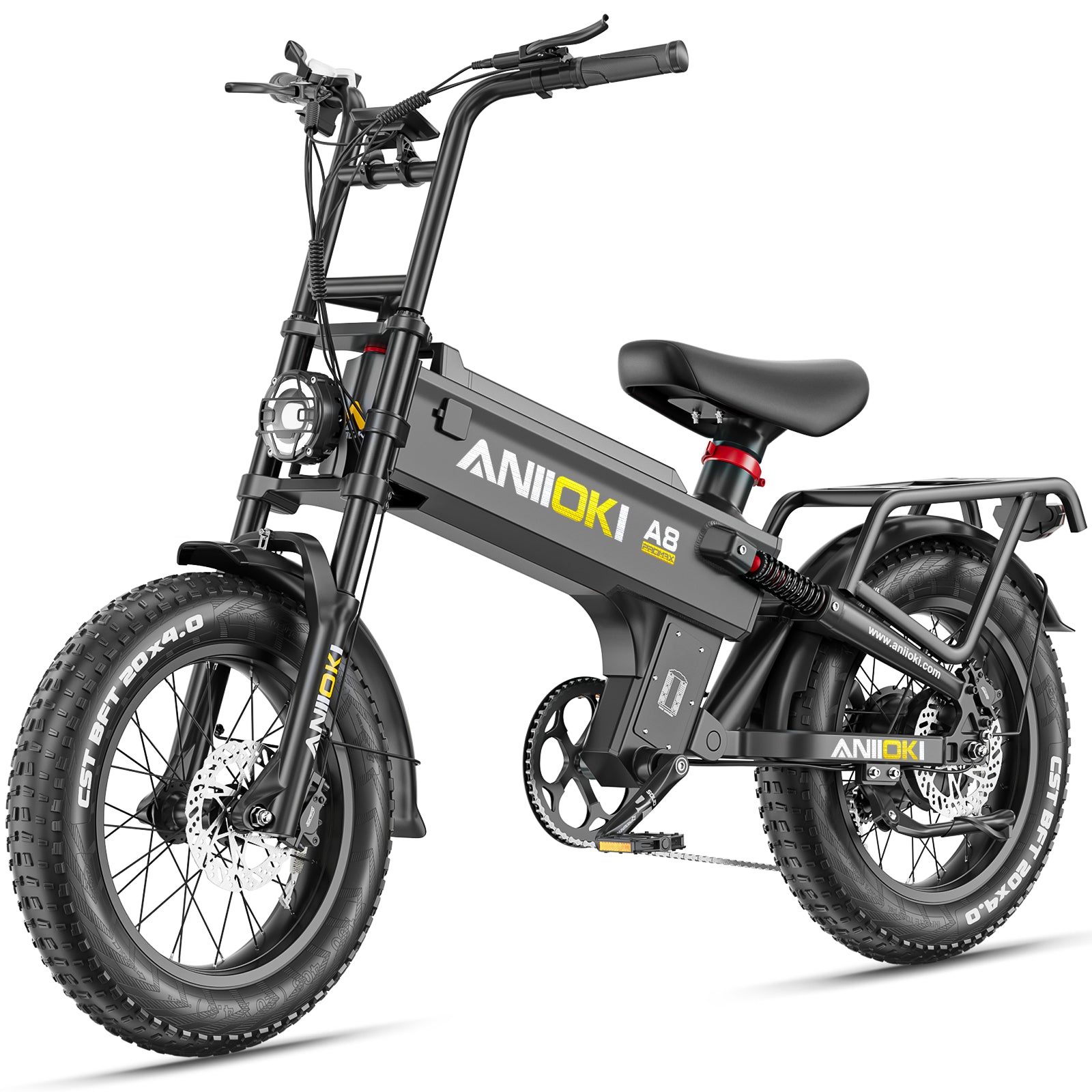 Aniioki A8 Electric All Terrain Fat Bike for Adults,1000Wh Premium 