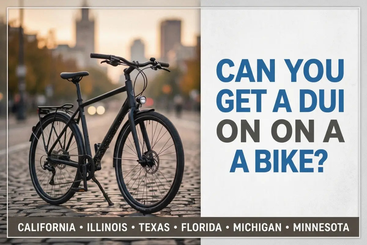Can You Get a DUI on a Bike in California, Illinois, Texas, Florida, Michigan, and Minnesota?