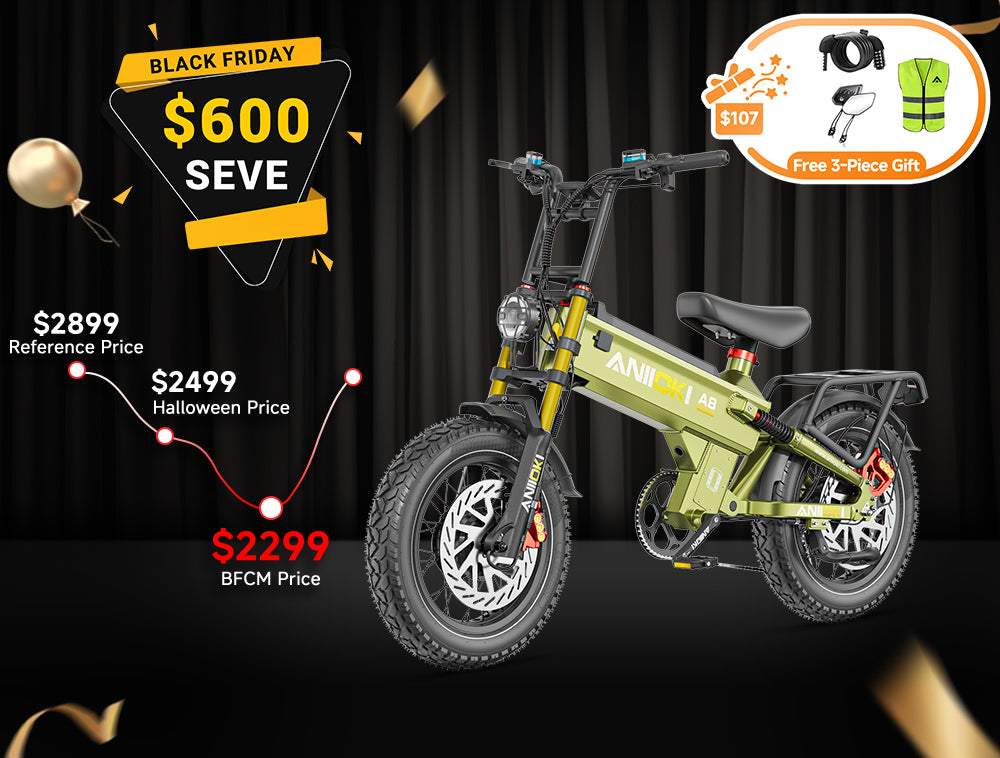 2025 Version A8 Pro Max 52V Dual Motor Ebike