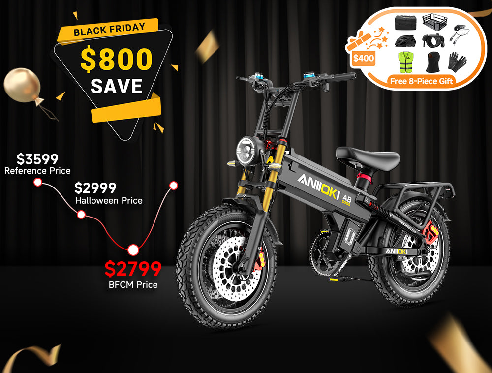 2025 Version A8 Pro Max 60V Dual Motor Ebike