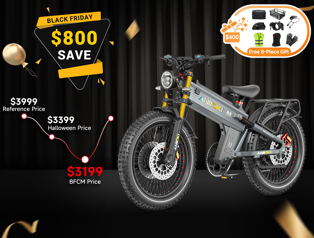 2025 Version A9 Pro Max 60V Dual Motor Ebike