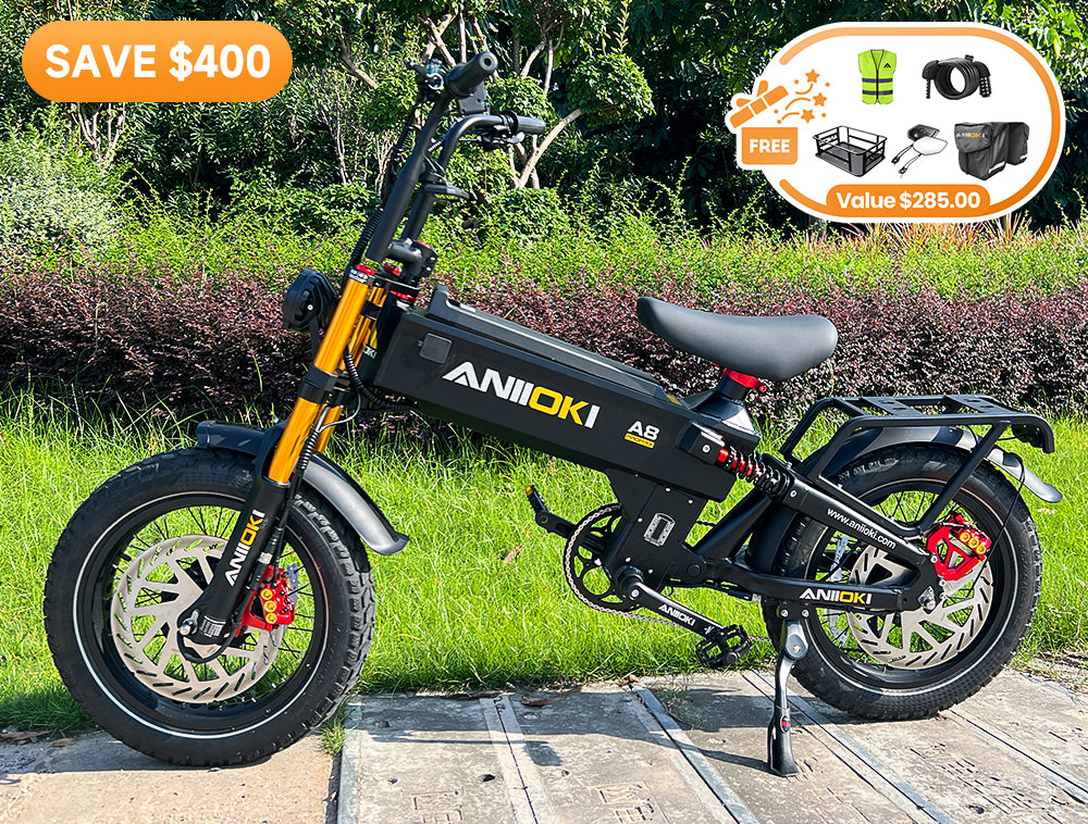 2025 Version A8 Pro Max 52V Dual Motor Ebike
