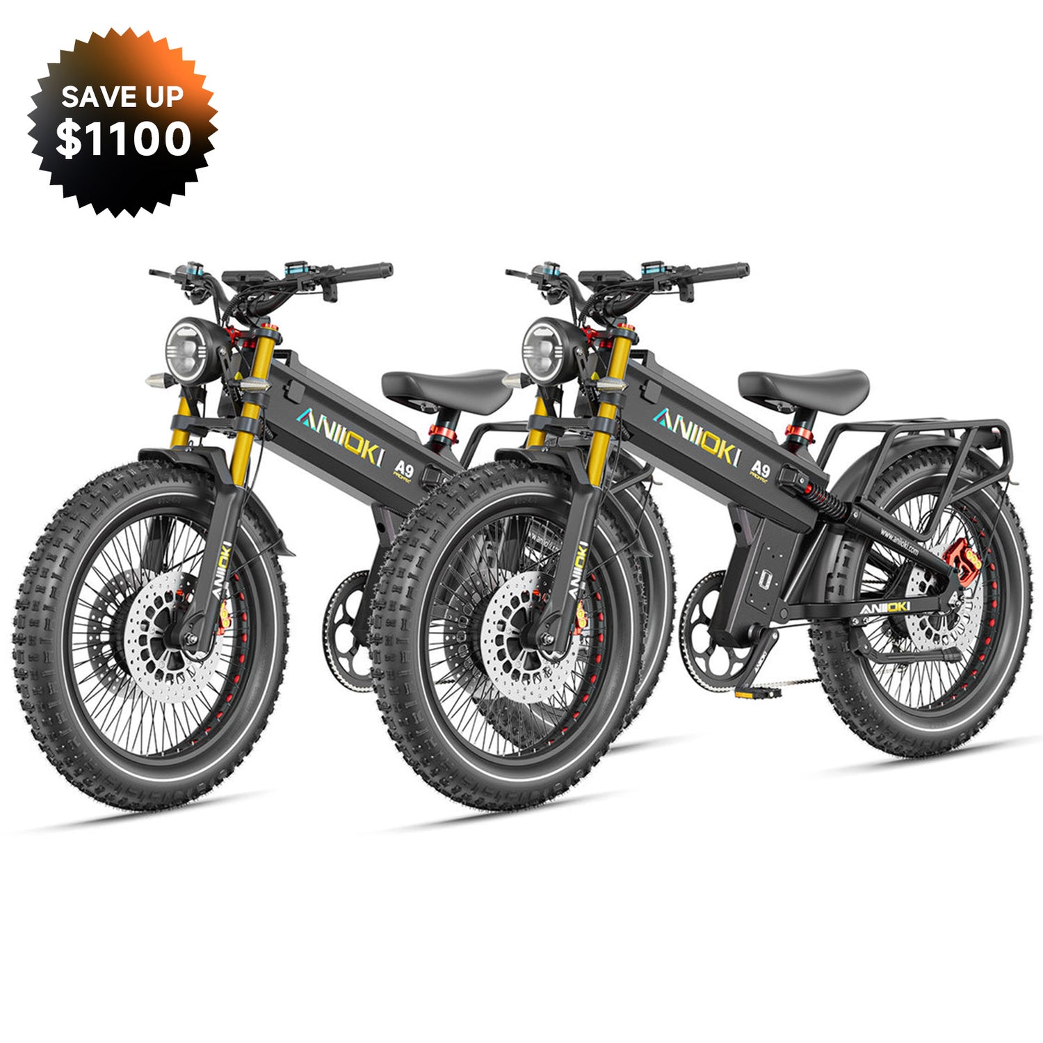 Bundle Sale - A9 Pro Max Dual Motor 60V 70Ah x 2
