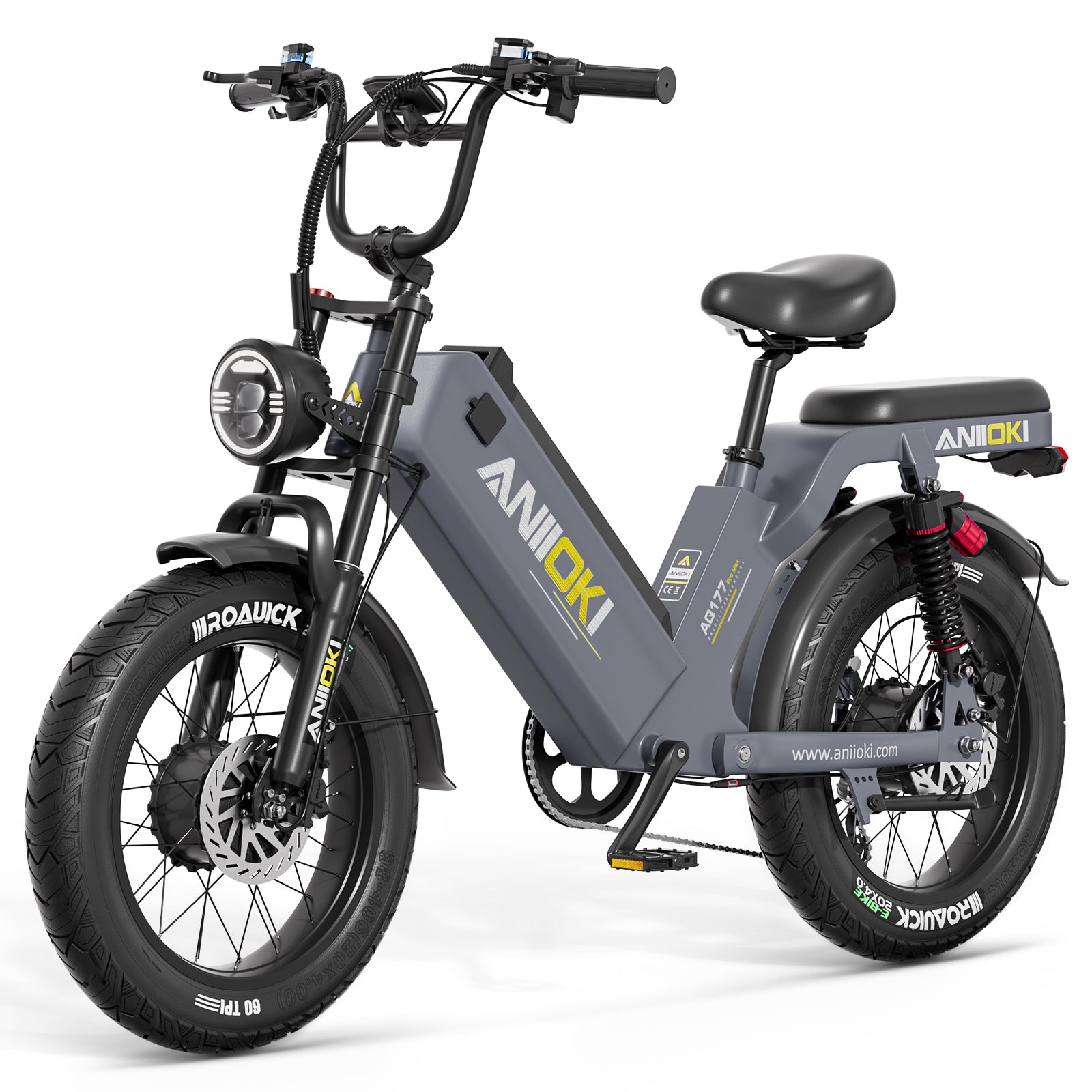 2025 Version AQ177 Pro Max 52V Dual Motor Ebike