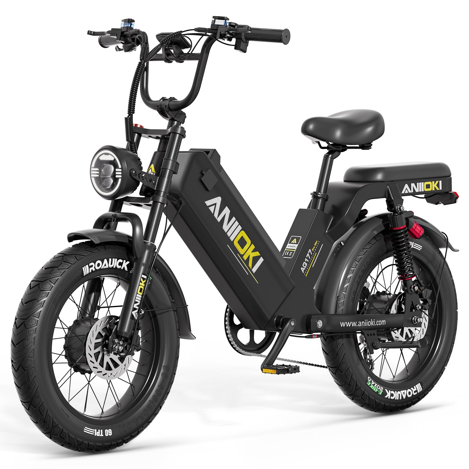 2025 Version AQ177 Pro Max 52V Dual Motor Ebike