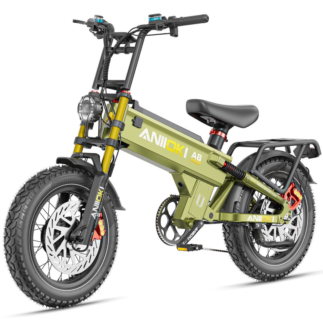 2025 Version A8 Pro Max 52V Dual Motor Ebike
