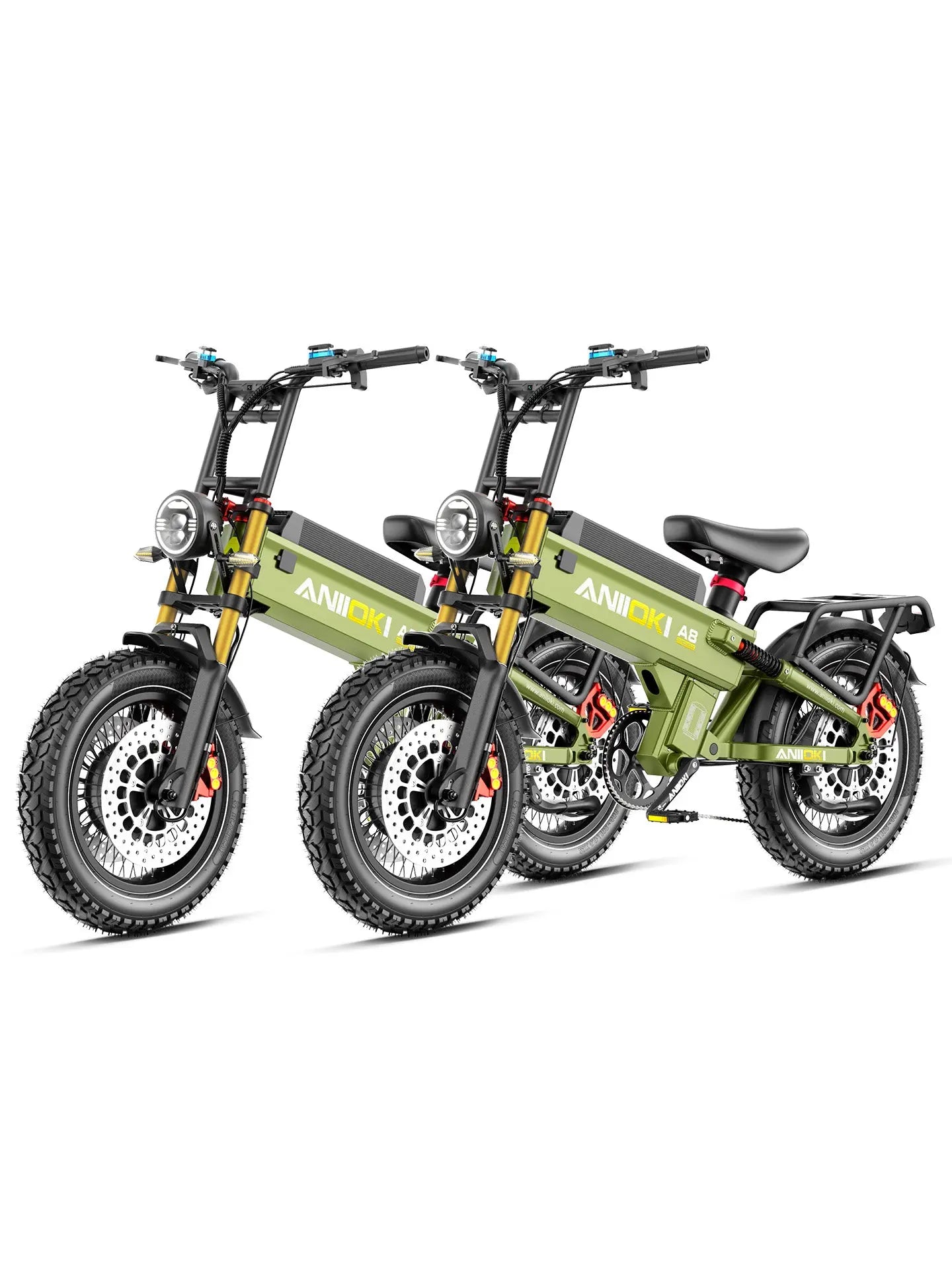 Bundle Sale - A8 Pro Max Dual Motor 60V 80Ah x 2 - aniiokiebike