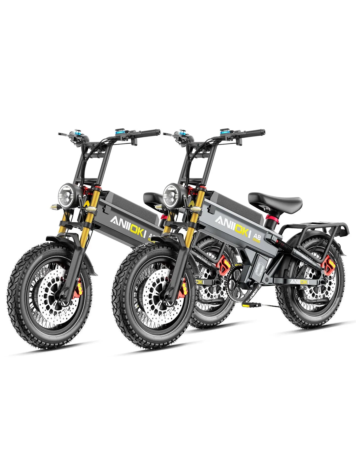 Bundle Sale - A8 Pro Max Dual Motor 60V 80Ah x 2 - aniiokiebike
