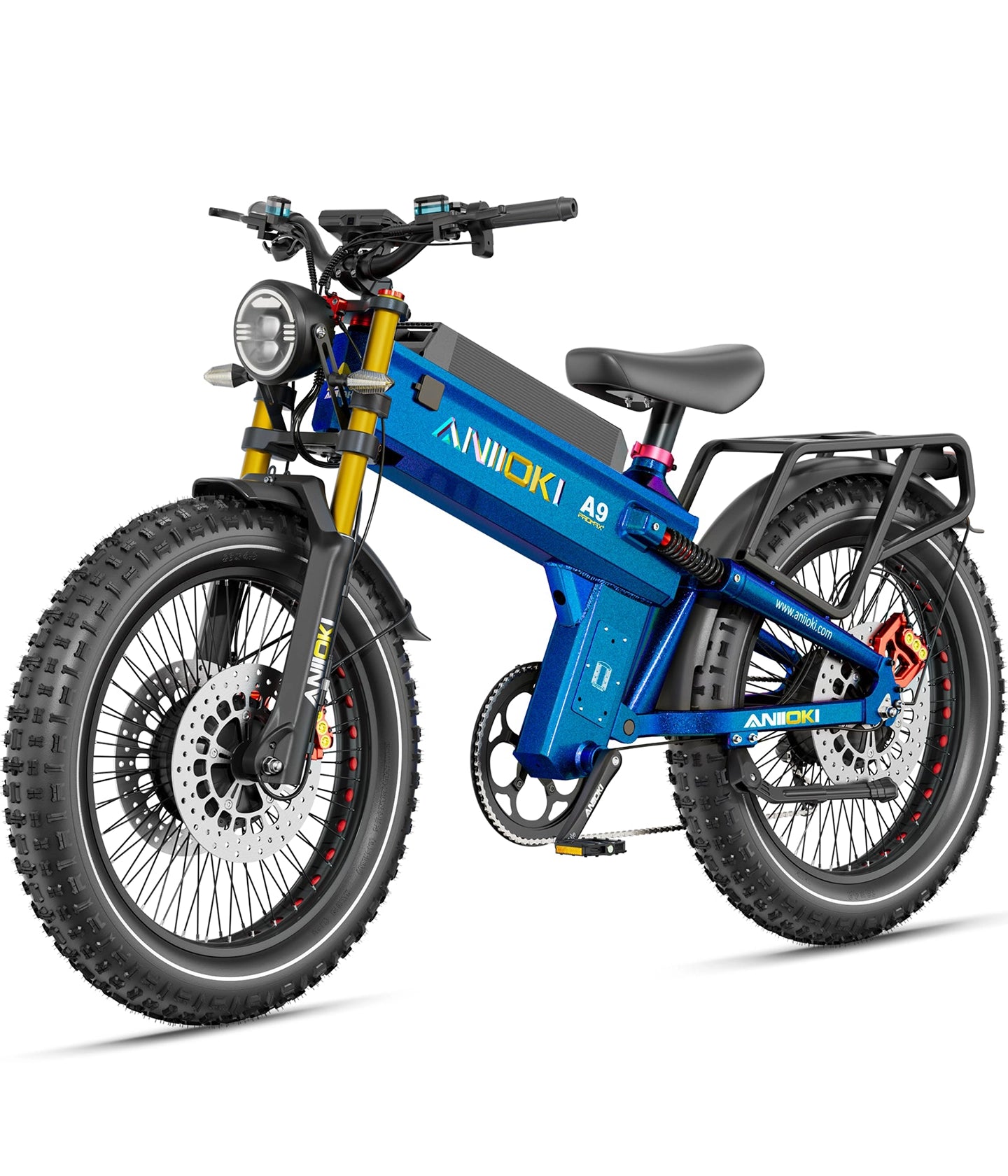 motorized bicycle electric FENGQS Q8Plus 24-inch Adult Off-Road Bike The front suspension fork absorbs road vibrations for enhanced comfort during longer rides.Control and safety are ensured through reliable mechanical disc brakes and a precise Shimano 7 SOLEIL Electric City Bike