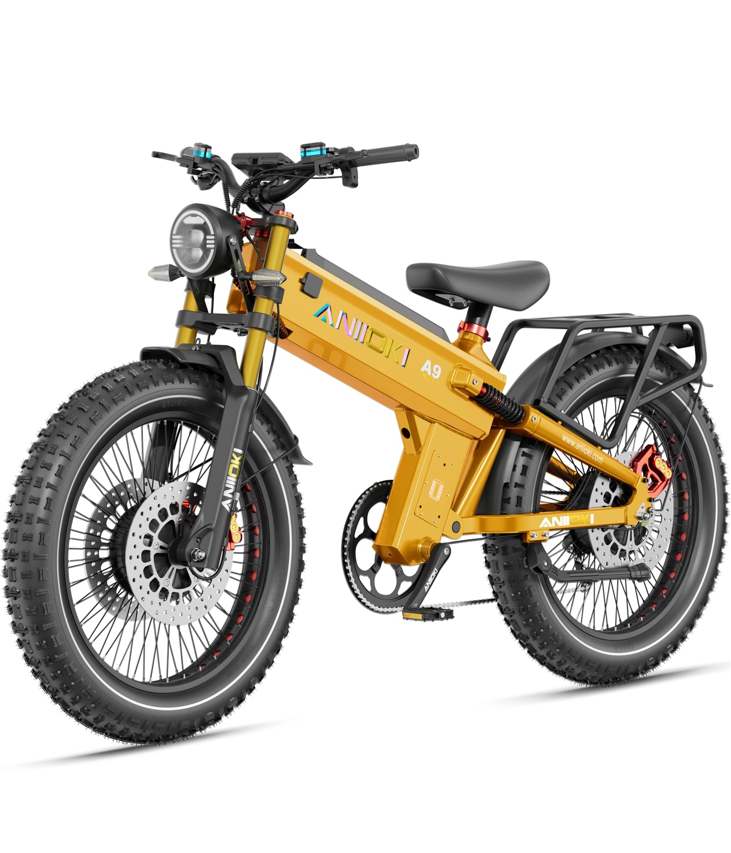 buy electric motor bicycle Freego X2 Off Road Dirt Mountain Bike, 3-Year Fat Black Tires (20x4.0) Motor Motor & Battery Kit