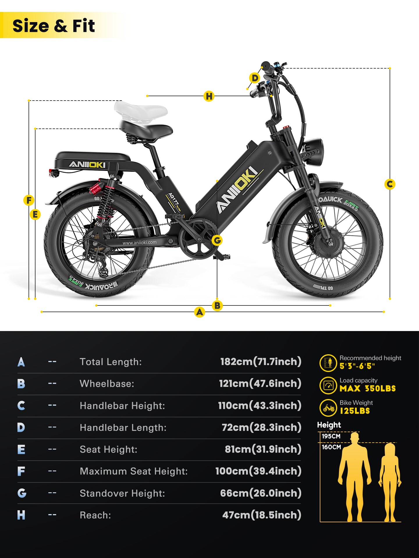 2025 Version AQ177 Pro Max 52V Dual Motor Ebike