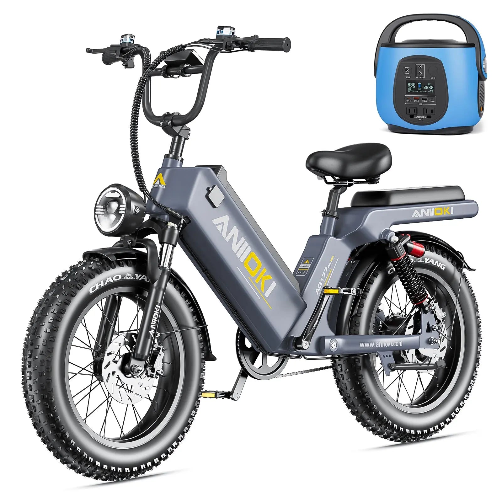 Electric Bikes Under $200 Aniioki AQ177 Long Range Step-thru Power