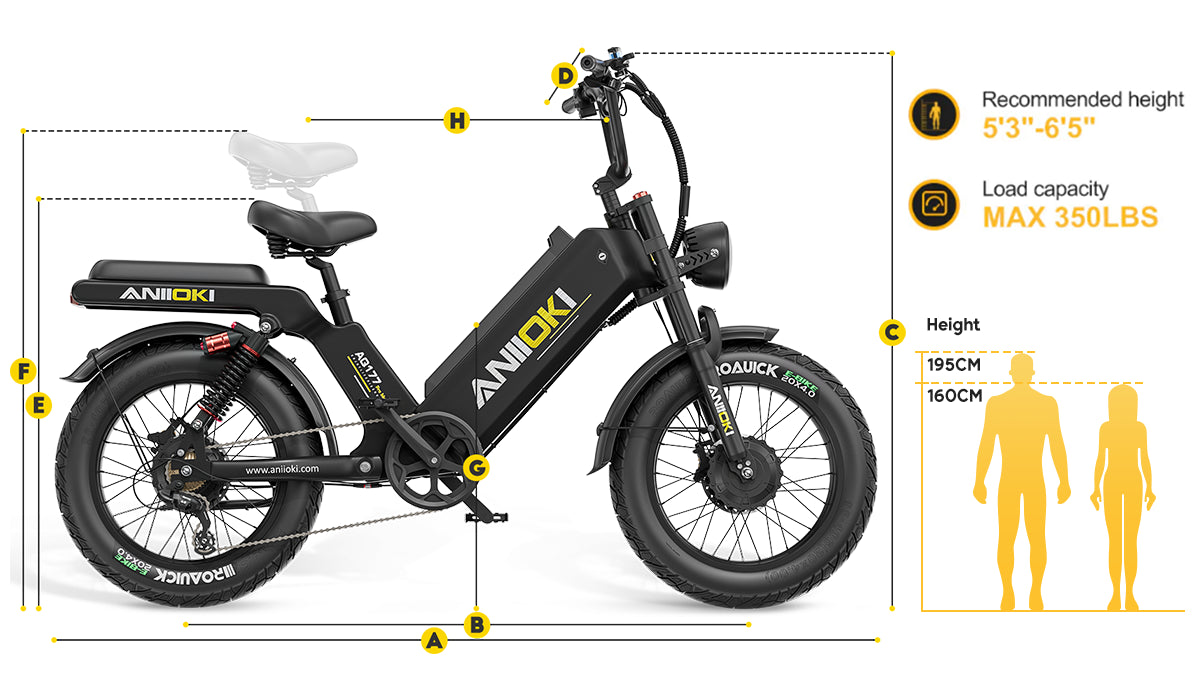 B 52 Revolve Stealth Electric Bike 2025 Version AQ177 Pro Max 52V
