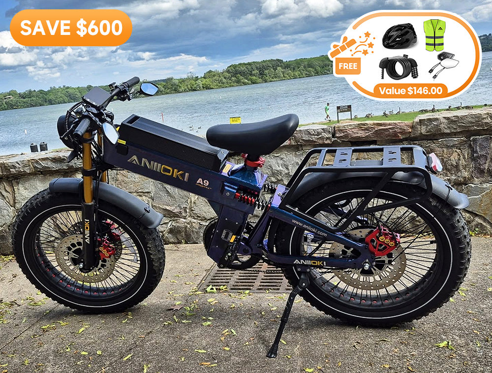 2025 Version A9 Pro Max 80Ah Dual Motor Ebike
