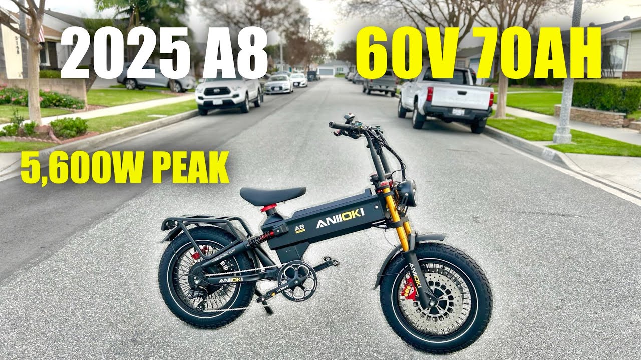 2025 Aniioki A8 Dual Motor 60V 70AH Unboxing & First Impressions